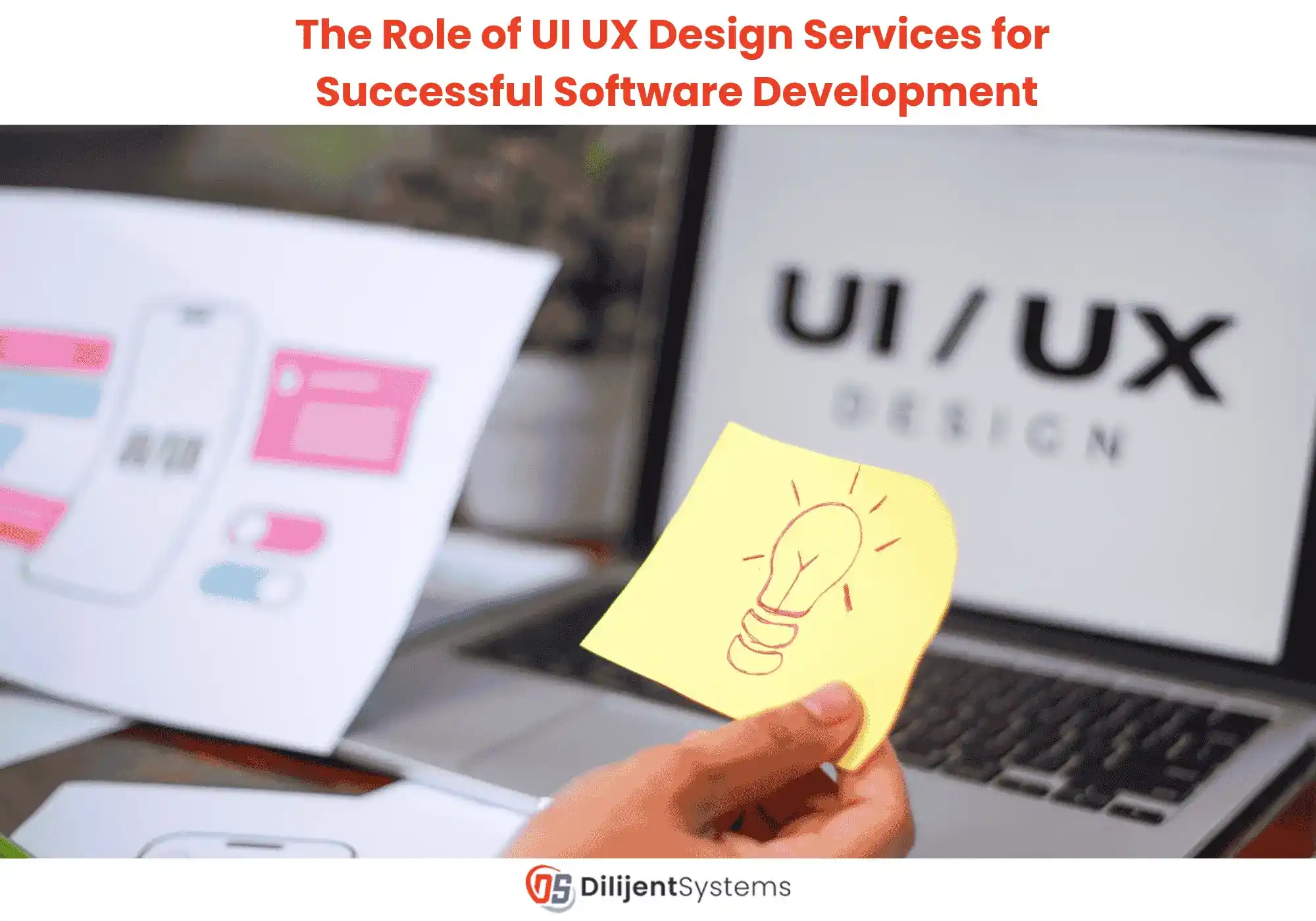 UI UX design services for software