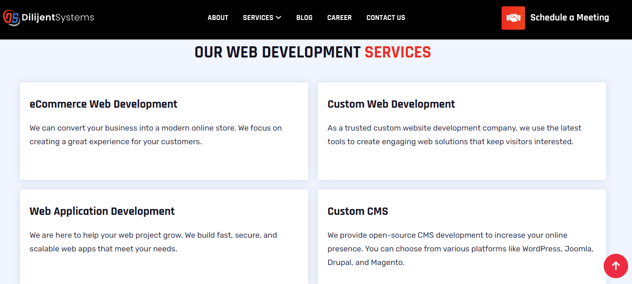 web development services